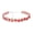 Red, variant on Lace Flower Choker Necklace for Women Adjustable Stainless Steel Chain Collar Boho Vintage Elegant Colorful Statement Personalized Gift Jewelry Pink