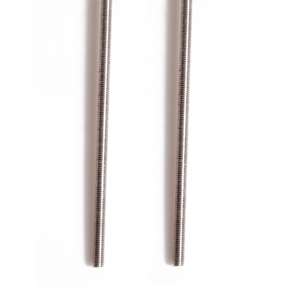 Feelers 304 Stainless Steel M6-1.0 Fully All Threaded Rod, Long Threaded  Screw, Right Hand Threads, 250mm Length【Pack of 2】 