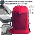 thumbnail image 2 of Tent Bag. For Inflatable Mattress, Flip, Bleacher, Booster Seat, Dog Bed, Moving 24”x14” RED, 2 of 8