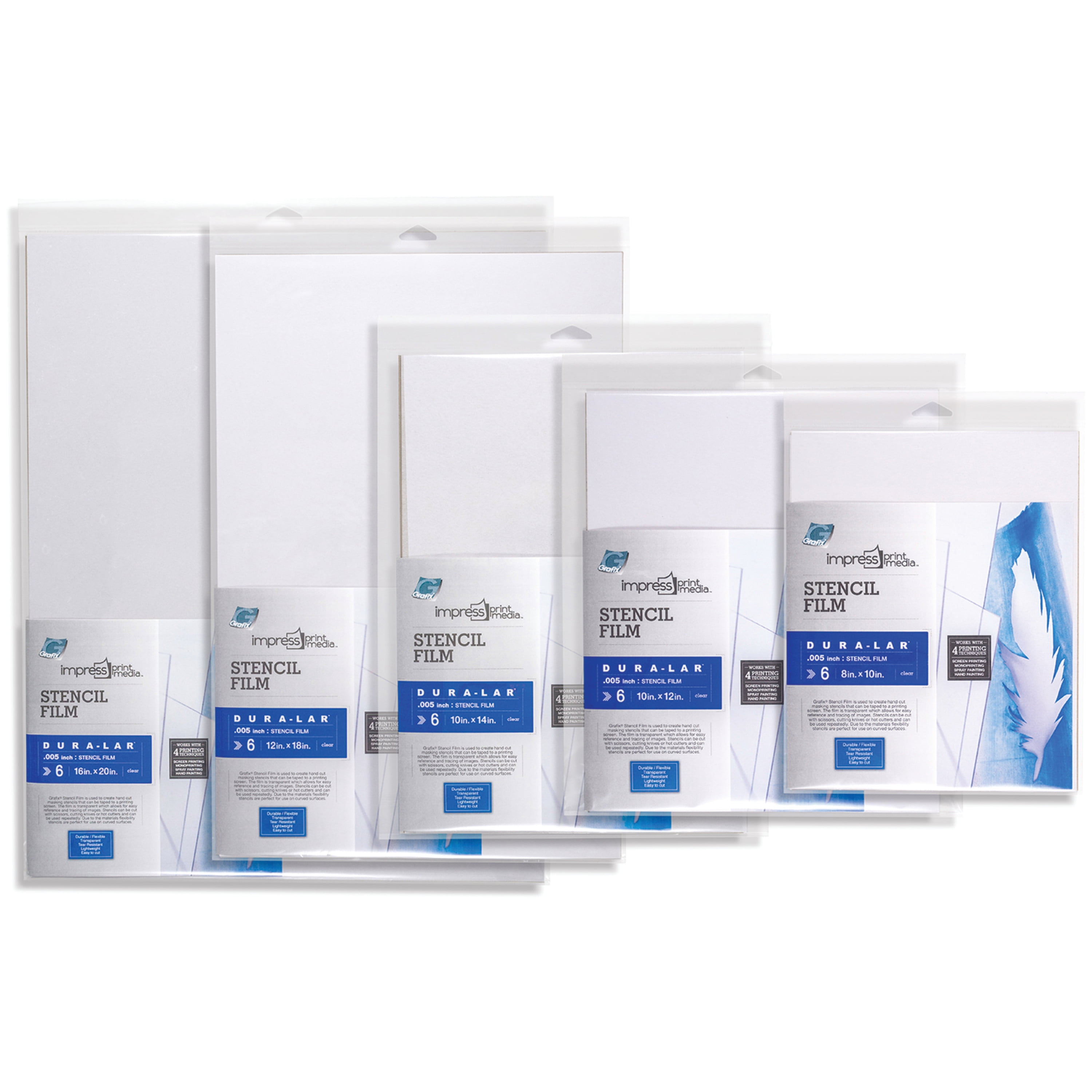 Grafix Stencil Film, 6/Pkg., 8in x 10in - Walmart.com