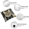 thumbnail image 4 of BANET Home Decoration  Leaf Floral Throw Pillow Case Sofa Car Cushion Cover White, 4 of 5