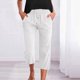 thumbnail image 1 of WILLBEST Pantalones Casuales para Mujer, Deportivos, de Color Sólido, de Cintura Alta, Elásticos, Multicolores, para Mayor Comodidad y Estilo. Mediana, 1 of 4
