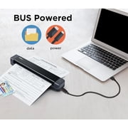 Plustek Mobile Scanner S410 Plus - Portable Sheet-Fed Document Scanner - for Windows 7 / 8 / 10 / 11