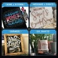 thumbnail image 4 of VersaChalk Metallic Chalk Markers, 8-Pack, 3mm Fine Tip, Wet-Erase, Non-Toxic, 4 of 7