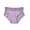 Purple, variant on Gmluru Ladies Panties Solid Color Lace High Waisted Seamless Cinched Wide Waistband Pink Underwear Plus Size S