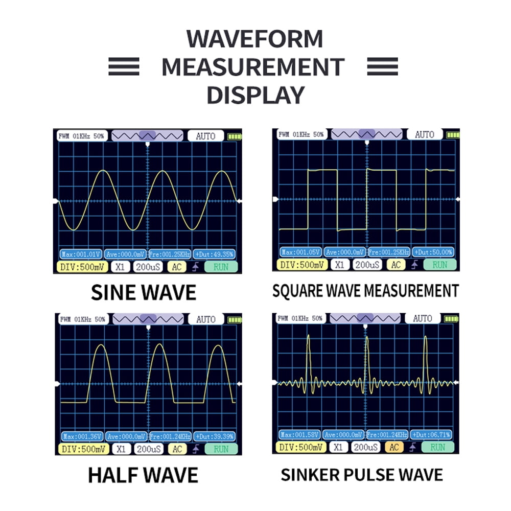 Oscilloscope,2.5mhz Sample Rate 240 Resolution 2.4inch * 240 Resolution Sample Rate 500khz Rate 500khz Oscillometer 320 * 240 Tft Display 2.5mhz Handheld 320 * Display 2.5mhz Sample Anrio