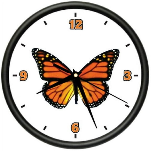 BUTTERFLY 1 Wall Clock butterflies monarch home decor