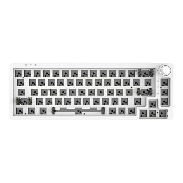 facefd Mechanical Keyboard 68 Keys Universal Work Game Notebook Desktop Laptop PC Computer Key Board Gaming Upgrade Accessories White