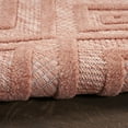 thumbnail image 4 of Nourison Versatile Solid Diamond Indoor Outdoor Flatweave Runner Rug Coral Orange 2' x 6', 4 of 8