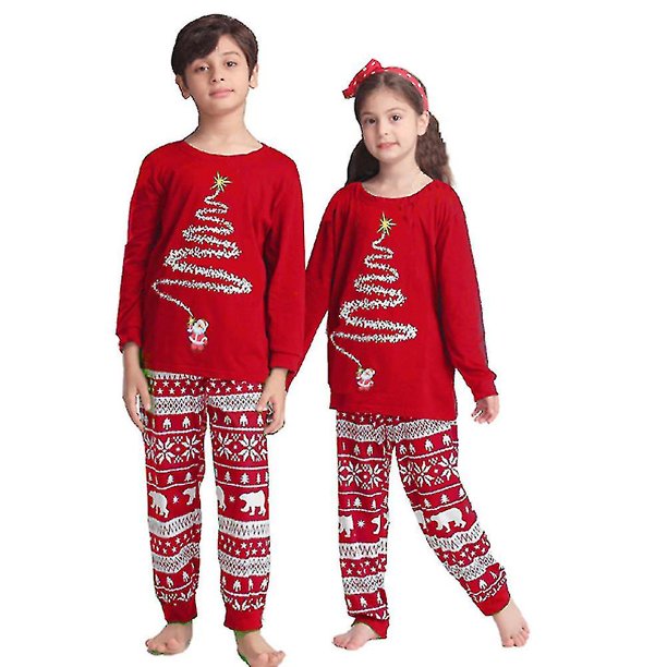 Conjuntos de pijamas navideños a juego para la familia, ropa de dormir navideña, trajes para dormir