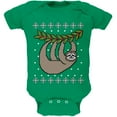 thumbnail image 1 of Grand Chandail de Noël Laid Suspendu Sloth Doux Bébé une Pièce, 1 of 1