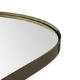 thumbnail image 4 of TEHOME Oil Rubbed Bronze Oval Mirror, 20x30 Inches, Capsule Pill Shaped, Stainless Steel Framed Bathroom Mirror, 4 of 5