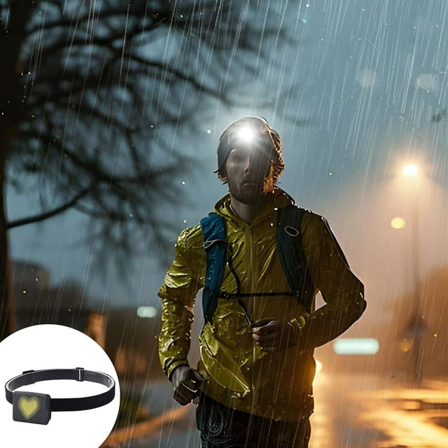 Blateno Feu de Course Rechargeable Flash Sport Light Extra Longue Veille Phare Séparé Lumière Forte