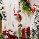 thumbnail image 1 of xihome Muñeco colgante de tela con forma de ratn, con gorro y bufanda navideños. Juego de 3 adornos para el rbol de Navidad, ideales para la decoracin festiva del hogar., 1 of 5