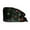 Dark Green, variant on Christmas Pattern Work Hat, Casual Adjustable Wash Cap for Women, Baggy Skull Cap for Nurse, Chef, or Salon, Dust Proof Beanie,Black