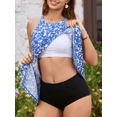 thumbnail image 3 of Sociala Built in Bra Summer Dress for Womens Casual Beach Sundress Flowy Halter Dress with Pockets, 3 of 6