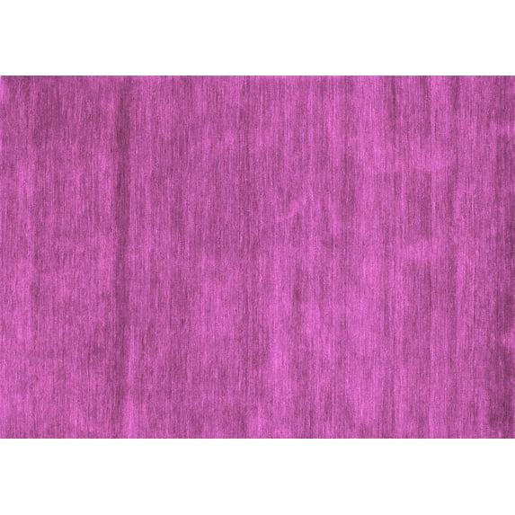 Ahgly Company Indoor Rectangle Abstract Purple Contemporary Area Rugs, 7' x 9'