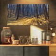 thumbnail image 1 of Forêt d'Automne Épaisse - Œuvre d'Art sur Toile Surdimensionnée, 1 of 3
