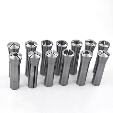 Precise 23 Piece R8 Collet Set 1/16-3/4 By 32nds With Free Rack 008 022 Precise 23 Piece R8 Collet Set 1/16-3/4 By 32nds With Free Rack 008 022