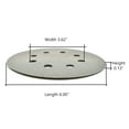 thumbnail image 5 of Specialty Diamond BRTD6120 6" 120 Grit Thin Electroplated Dry Pad for Orbital Sanders, 5 of 5