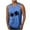 Blue, variant on ZCFZJW Mens Workout Tank Top Big and Tall Regular Fit Quick Dry Sleeveless Swim Shirt Gym Muscle Athletic Summer Tropical Print Beach T Shirts Black XL
