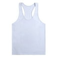 thumbnail image 4 of Mens Muscle Gym Tank Top Qiggri Men's Summer Leisure Pullover Sleeveless T-shirt Workout Clothes, 4 of 4