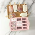 thumbnail image 5 of Popsicles Molds, 12 Cavities Silicone Popsicle Molds, Food Grade Popsicle Maker Mold Set, BPA-Free Ice Pop Mold, Homemade Ice Pop Maker with 50Pcs Popsicle Sticks, 5 of 6