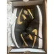 thumbnail image 1 of N I-K-E A i r-Jor-dan 1 Mid SE Men's Metallic Gold Patent Black/White Size 11 New Rare, 1 of 5