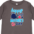 thumbnail image 4 of Inktastic Nautical Themed Happy 1st Mother's Day Boys or Girls Long Sleeve Toddler T-Shirt, 4 of 5
