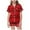Red, variant on MIASHUI Easter Girls Boys Pajama Sets Short Sleeve T-Shirt and Shorts Home Outfit Set,Red,4-5 Years