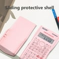 thumbnail image 3 of Outoloxit Science Calculator, 12 Digits, Dual Line Display, Multifunctional, Pink, 3 of 6