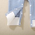 thumbnail image 7 of Gubotare Baby Boy Girl 1st Birthday Outfit One Embroidery Waffle Romper Jumpsuit First Birthday Cake Smash Outfit (Blue, 12-18 Months), 7 of 7