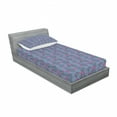 thumbnail image 3 of Abstract Bedding Set with Sheet & Covers, Hand-drawn Waves Striped Petals and Leaves Pattern in Retro Style, Printed Bedroom Decor 2 Shams, 4 Sizes, Dark Blue Violet, by Ambesonne, 3 of 3