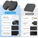 thumbnail image 5 of Cojín para asiento Espuma viscoelástica Cojín para silla de oficina Cojín para auto Cojín para avión, 5 of 7