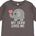 thumbnail image 4 of Inktastic My Noni Loves Me Grandchild Boys or Girls Long Sleeve Toddler T-Shirt, 4 of 5