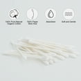 thumbnail image 6 of HOMEFOX 800 Count Cotton Swabs with Precision Pointed Tips, Pure Organic Cruelty-Free, 6 of 7