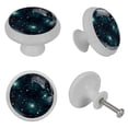 thumbnail image 4 of Constellation Fluorescent Drawer Pulls with Screws: Round 4-Pack, Glow-in-the-Dark Knobs for Cabinets, Wardrobes, and Dressers - Furniture Decor with Fluorescence Handles, Crystal Knobs, 4 of 6