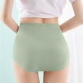 thumbnail image 2 of Women's High Waist Seamless Panties with 7A Crotch Lift Comfortable Breathable Underwear for Everyday Wear, 2 of 5