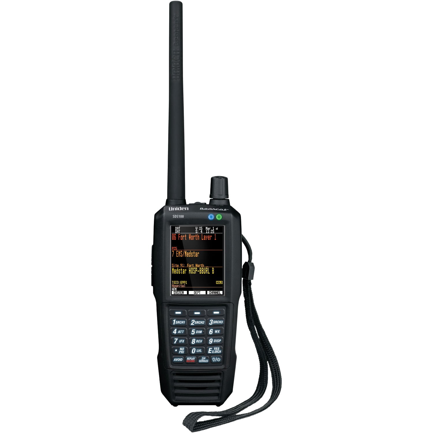 UNIDEN - SDS100 TRUE I/Q HANDHELD SCANNER FOR IMPROVED DIGITAL PERFORMANCE IN SIMULCAST AREAS & WEAK SIGNAL ENVIRONMENTS