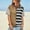 Brown, variant on Tittly T Shirts for Women Spring Tops for Women Womens Summer Striped Shirts Casual Color Block Short Sleeve Tops Loose Fit Crew Neck Tees Tshirts Shirts Basic Tees Brown L