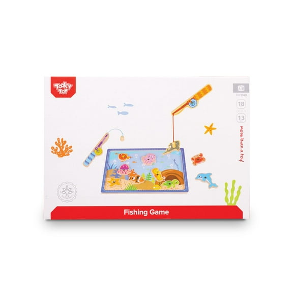 Juego de Mesa de Pesca Magnético de Madera Didacti Juegos 13 Piezas