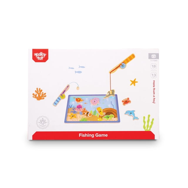 Juego de Mesa de Pesca Magnético de Madera Didacti Juegos 13 Piezas