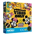 thumbnail image 5 of Ceaco 100 Piece Positive Vibes Only Glow Interlocking Jigsaw Puzzle, 5 of 5