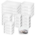 thumbnail image 1 of KAKOWELY 24pcs Clear Storage Boxes Small Storage Containers Craft Beads Holder Cases Small Tools Boxes Lidded Containers,6.89"X4.13"X0.98", 1 of 5