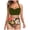 Army Green, variant on Women's Fashion Sexy Summer Sunflower Large Bikini Beach Suit Swimsuit