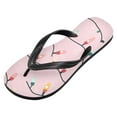 thumbnail image 2 of Unisex Comfort Flip Flops Summer Thong Sandals Non Slip Soles Flip Flop for Beach, Pool, and Daily Wear Cute Christmas Light Pattern S, 2 of 8