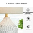 thumbnail image 4 of Signature Design by Ashley Contemporary Wardmont Table Lamp  White, 4 of 5
