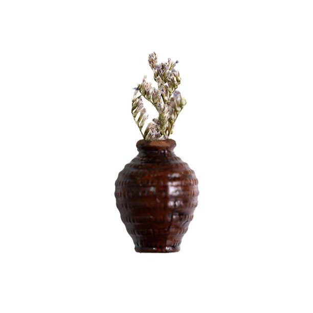 CAIROYAR Mini jarrón de cerámica con imán para el frigorífico, jarrón de porcelana para hacer uno mismo, J4R9, L9W