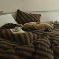 thumbnail image 1 of Zhuge Bed Sheets Set, Bedding Sheets Pillowcases Kit, Twin Bed Set, Hotel Bedding, Home Decor(Brown), 1 of 4