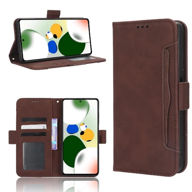 Funda Tipo Billetera GANGXUN para Xiaomi Poco X5 Pro – Tapa Flip con Tarjetero